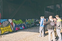 Graffiti battle